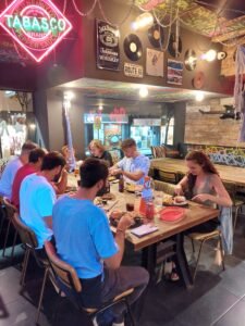 Meeting new friends in Las Palmas de Gran Canaria